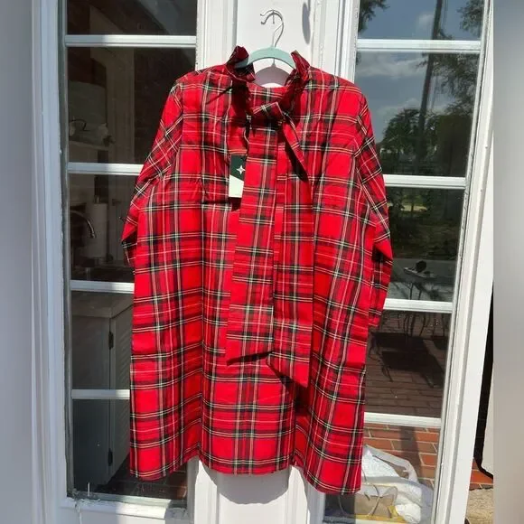 Tuckernuck Royal Stewart Tartan Daphne Dress NWT